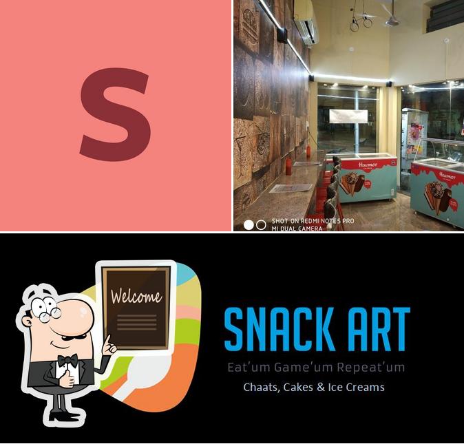 Look at this photo of Snack Art (HavMor Ice cream Parlor)