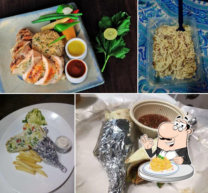 Spaghetti carbonara at The Gourmet Shack