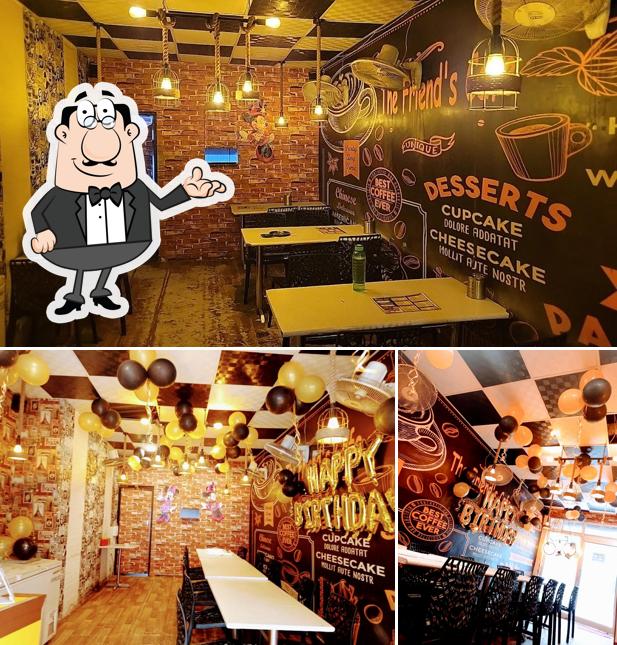 The interior of The Friend's Cafe