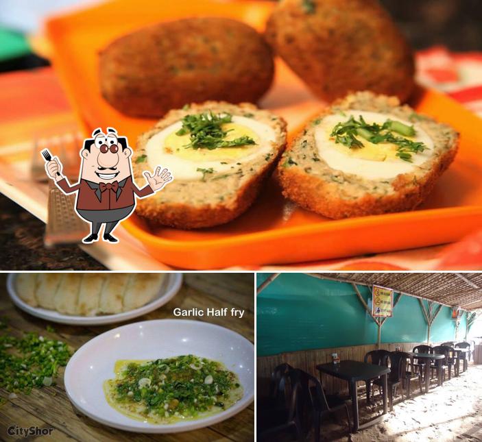 Among various things one can find food and interior at Baba Egg's Kitchen