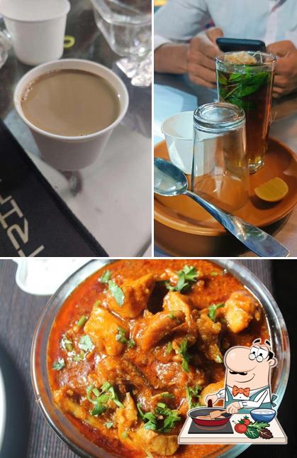 Chicken curry at Cafe Bun Maska talab