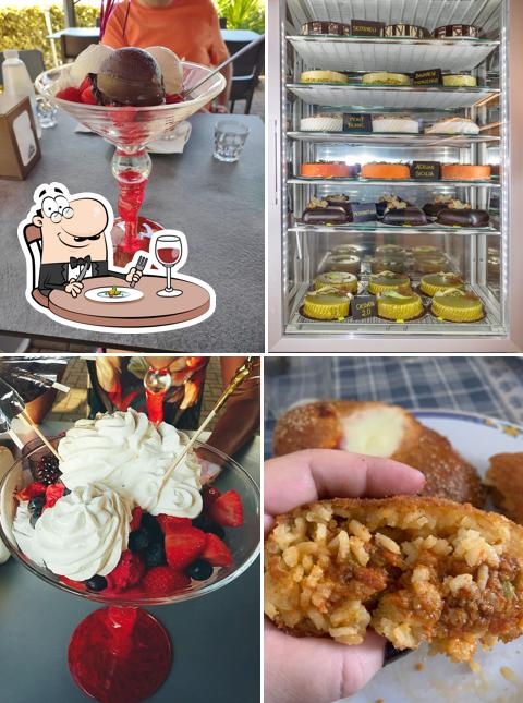 Platti al Pasticceria Gelateria Eoliana