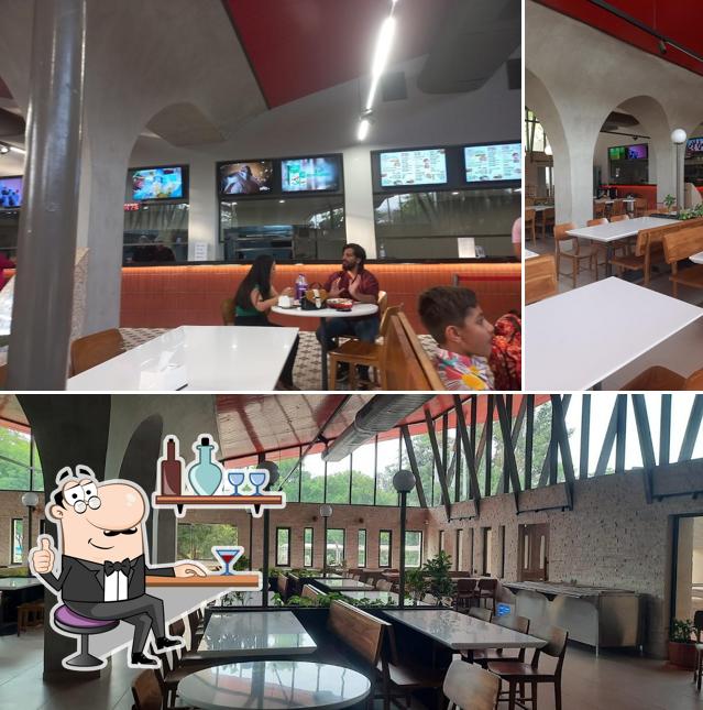 The interior of Amul Cafe, Science City