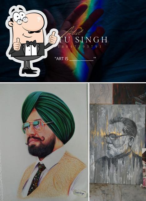 Look at this image of Artist Jeetu Singh