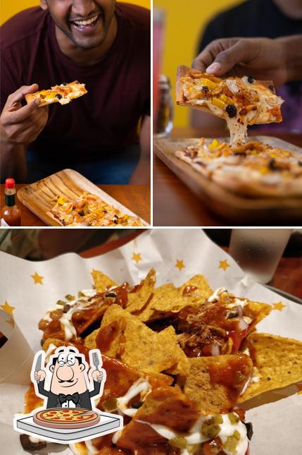 Get pizza at BurgerMan