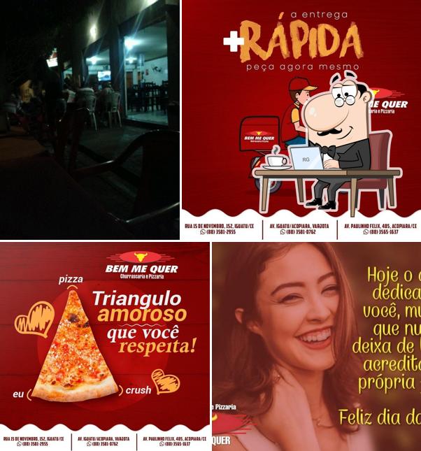 Veja imagens do interior do Churrascaria e Pizzaria Bem Me Quer