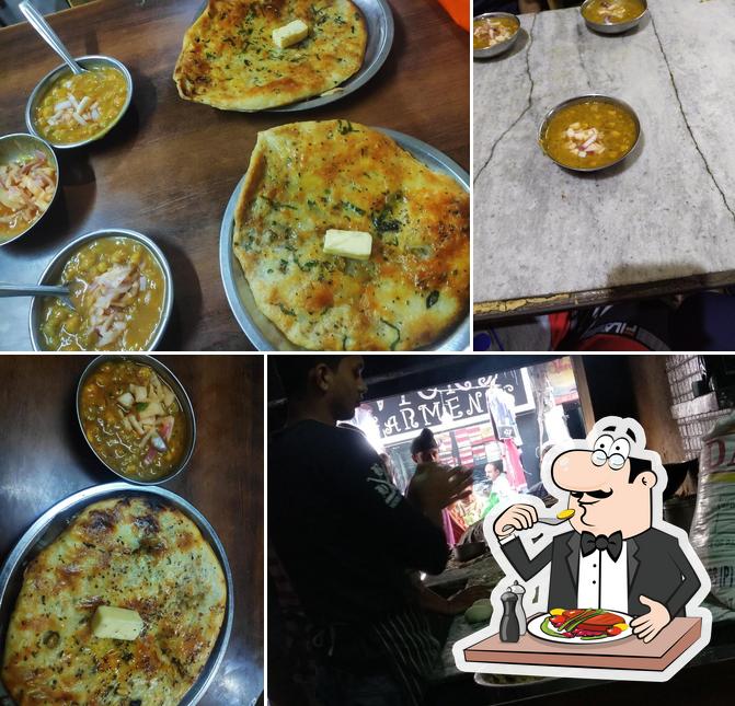 Meals at Harbans Lal Kulcha Shop