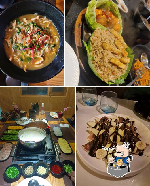 Food at KIM CHI KOREAN CUISINE & CAFE ༼ཀྱིམ༌ཕྱི༌ཀོ༌རི༌ཡའི༌ཟ༌ཁང་།༽