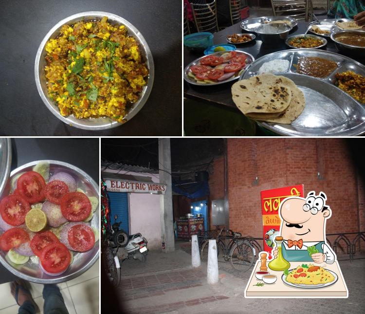 Food at Lucky Vaishno Dhaba