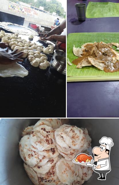 Peking duck at Minnal Porata Stall