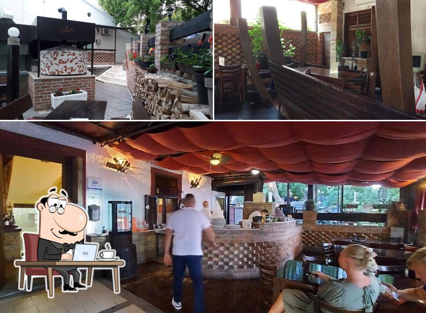 Gli interni di Pizzeria Nava