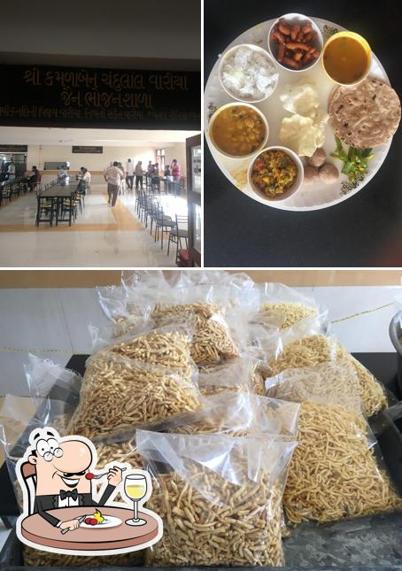Among different things one can find food and interior at Prernatirth Jain Bhojanshala