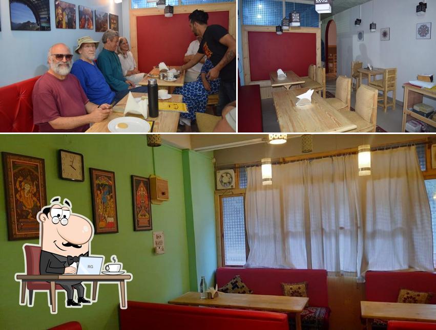 The interior of Pure cafe