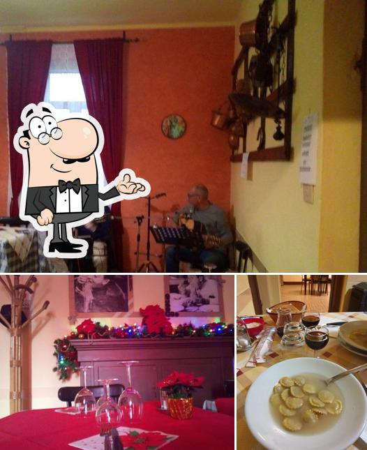 Dai un’occhiata alla foto che raffigura la interni e cibo di Ristorante - Alloggio - La Vecchia Locanda