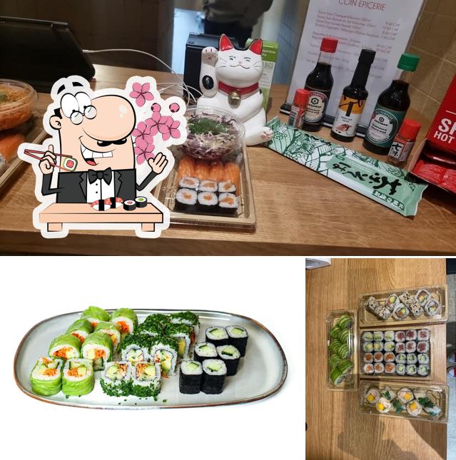 Ordina le varie opzioni di sushi