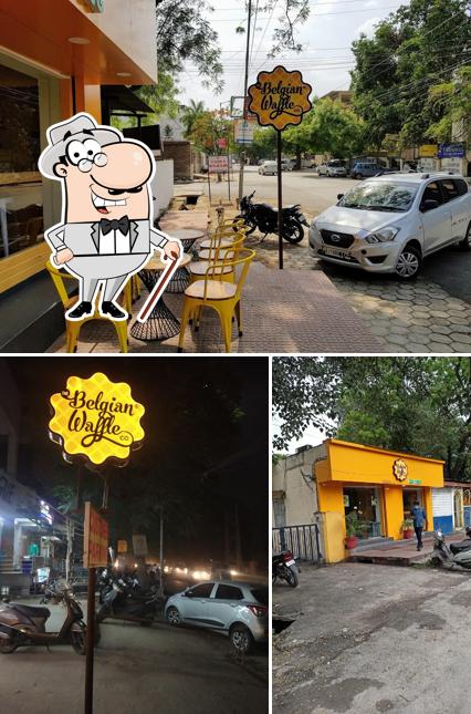 The exterior of The Belgian Waffle Co