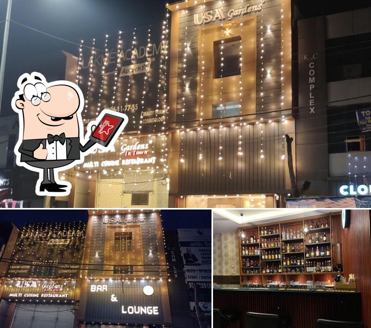 The exterior of USA Gardens In Town - Restaurant Bar Party Halls