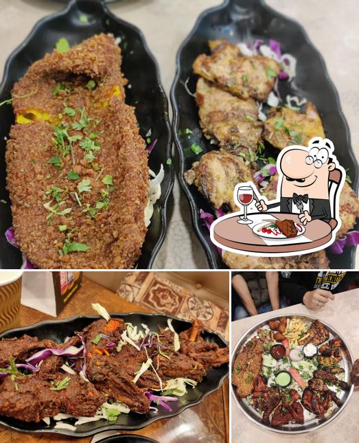 There’s a selection of dishes for meat lovers