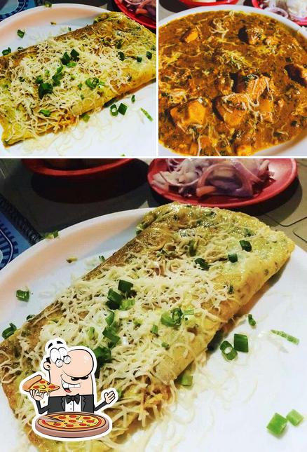 Order different variants of pizza
