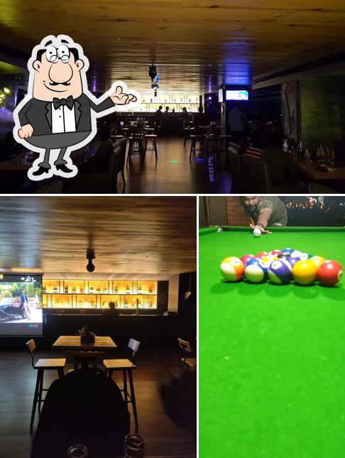 Check out how Playstation Sports Lounge looks inside