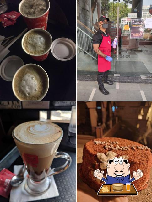 Clam chowder at Café Coffee Day