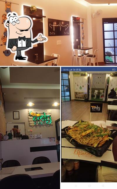 The interior of Emly Dabwali - Best Restaurants In Mandi Dabwali, Best Fast food Restaurants in Mandi Dabwali