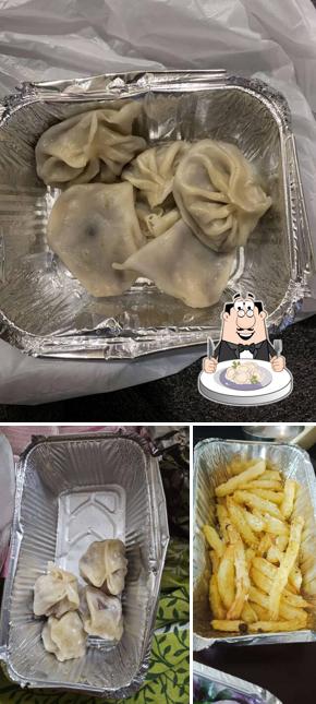 Dumplings at Grill kitchen