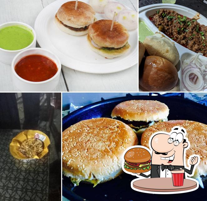 Get a burger at Half Plate Food Truck