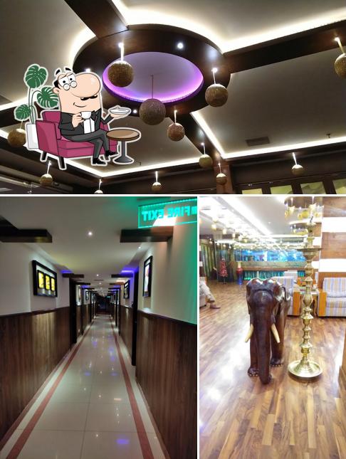 The interior of Hotel Blue Nile