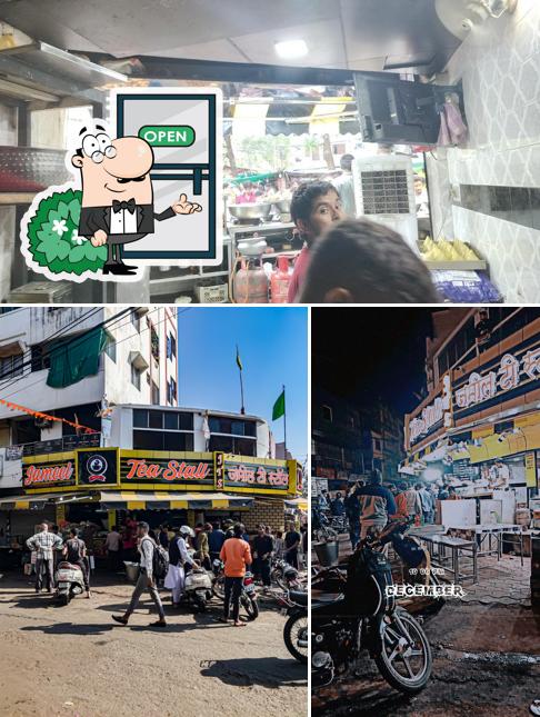 Among various things one can find exterior and interior at Jameel Tea Stall (JTS)