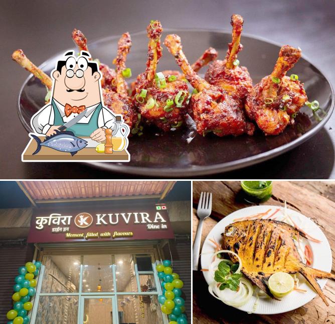 Grilled salmon at Kuvira Dine In