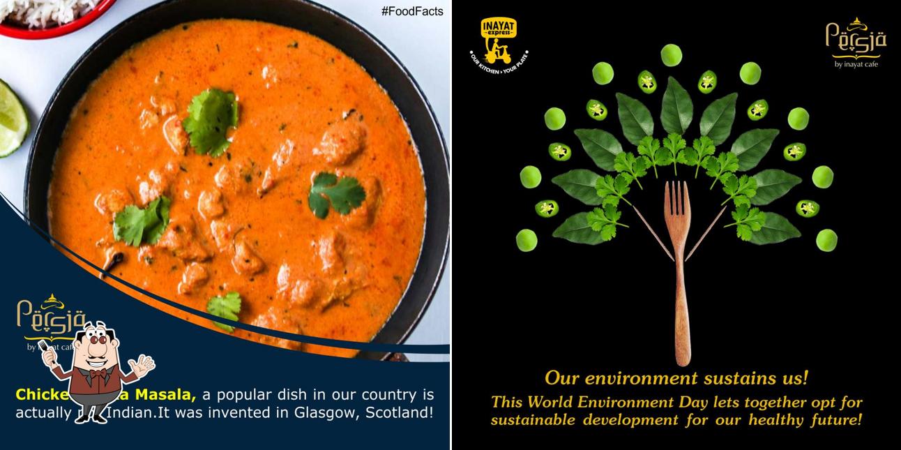 Food at Persia by Inayat Cafe