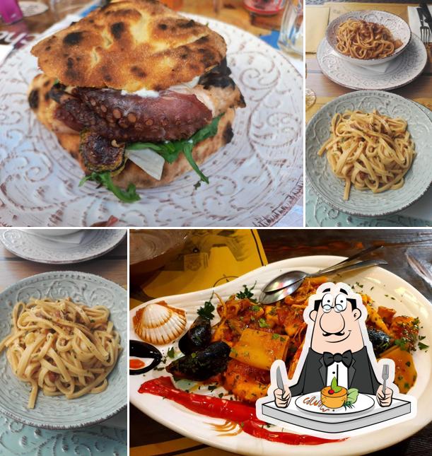 Scampi al Pizzosteria L'isola che non c'è