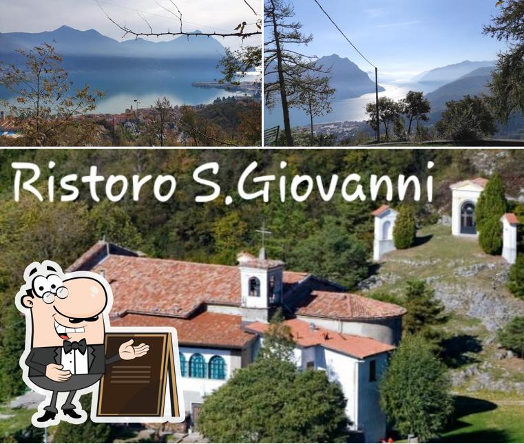 Goditi la vista dall'area esterna di Ristoro San Giovanni