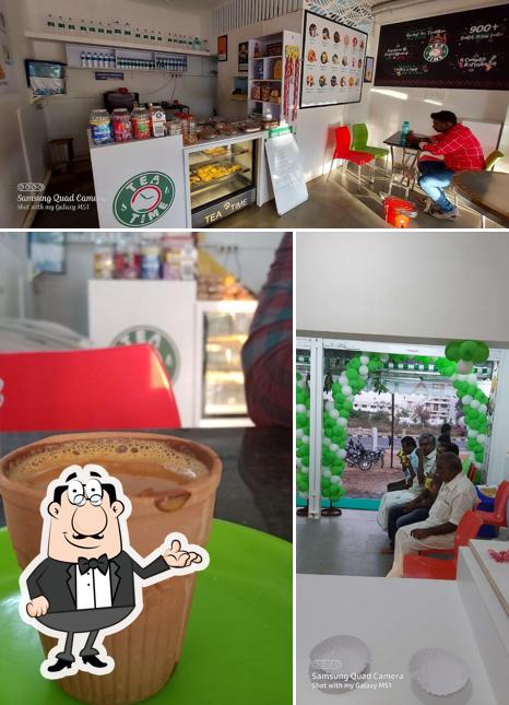 The interior of Tea Time -Semmadai karur