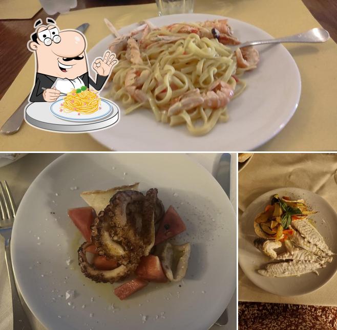 Spaghetti alla carbonara al Ristorante Marina Hemingway
