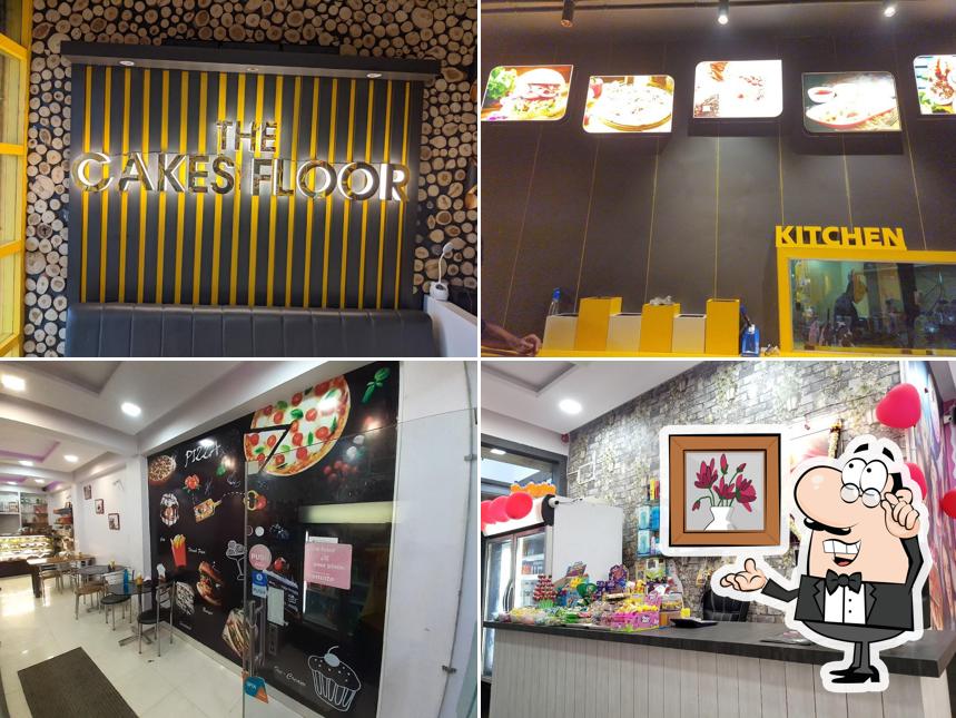 Take a seat at one of the tables at The Cakes Floor