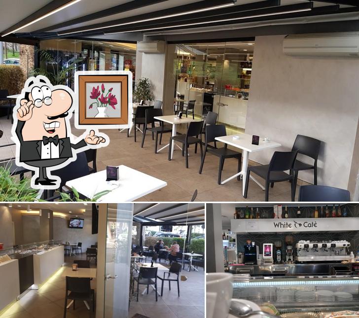 Gli interni di White caffè