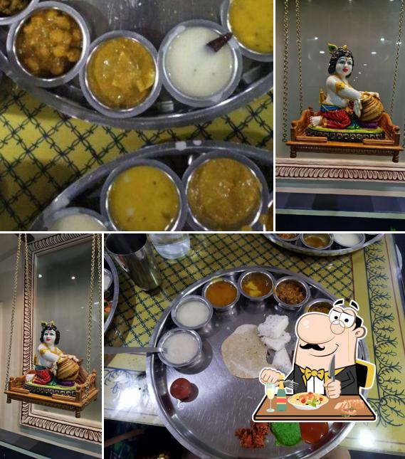 Meals at Govinda's Gujarati Thali Restaurant