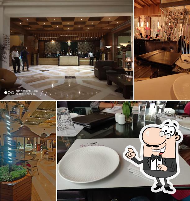 Take a seat at one of the tables at The Grand Mehfil