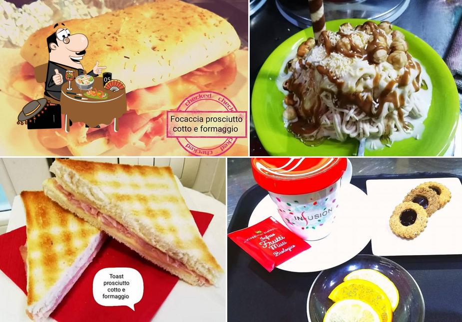 Platti al Al posta caffè bruschette & panini