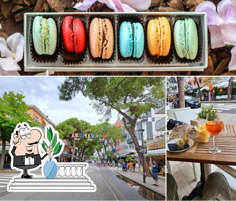 La immagine della esterno e cibo di Bar All'Angolo