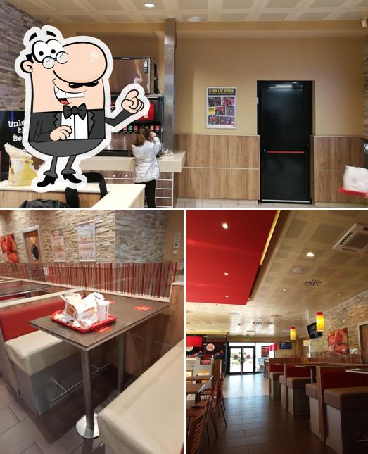 Dai un'occhiata agli interni di Burger King
