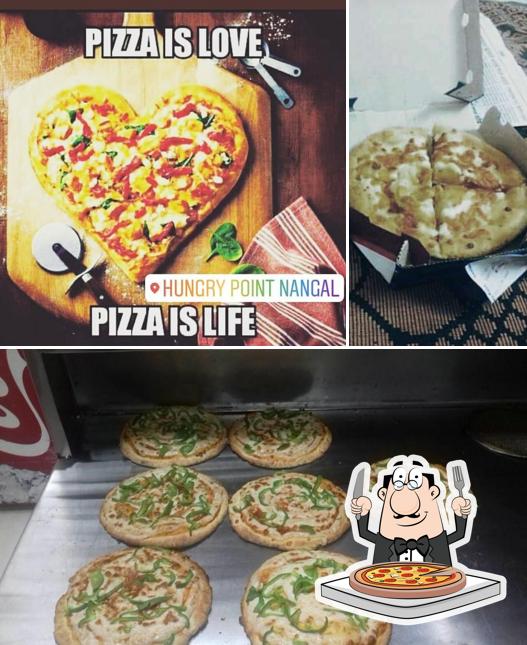 Order different types of pizza