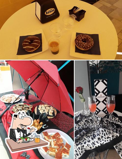La cibo e vino del ristorante