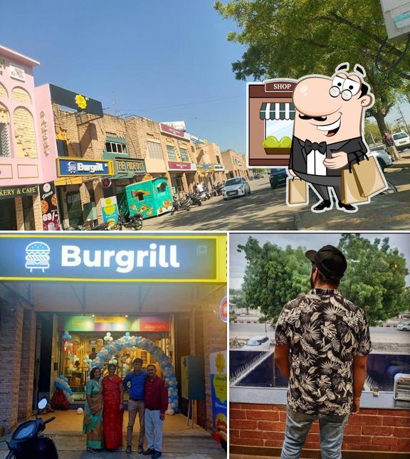 The exterior of Burgrill Chopasni - Best Burgers in Jodhpur