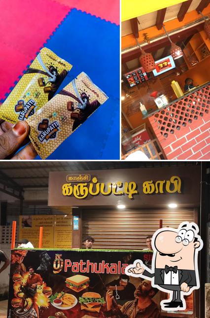 The interior of Kanchi Karupatti Coffee - Original Karupatti Coffee in Kancheepuram