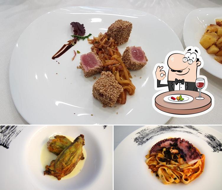 Cibo al Ristorante Specialità pesce Ristorante Pesci Vivi