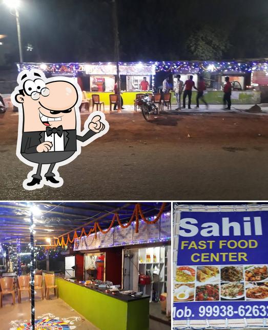 The photo of interior and food at SAHIL FAST FOOD CENTRE