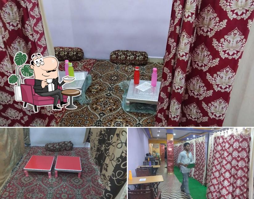The interior of Arabian Hotel, Mandi House, Family Restaurant